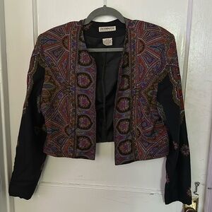 Vintage Liz Claiborne Cropped Blazer Size 12